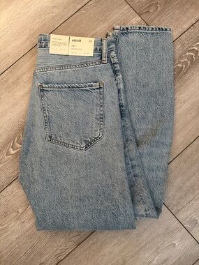 Agolde Light Blue Straight Leg Jeans new size 26